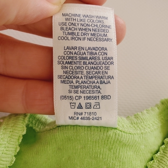 K1103 * Gerber Green Polka Dot Sleep Sack Embroidered Cat Size 0/6M - Picture 5 of 6